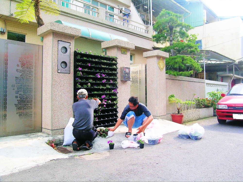 植生牆 綠牆 DIY 作品案